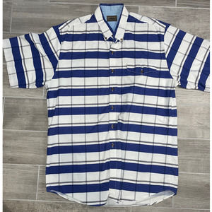 Vintage Stripped Roper Short Sleeve Shirt-MEN's